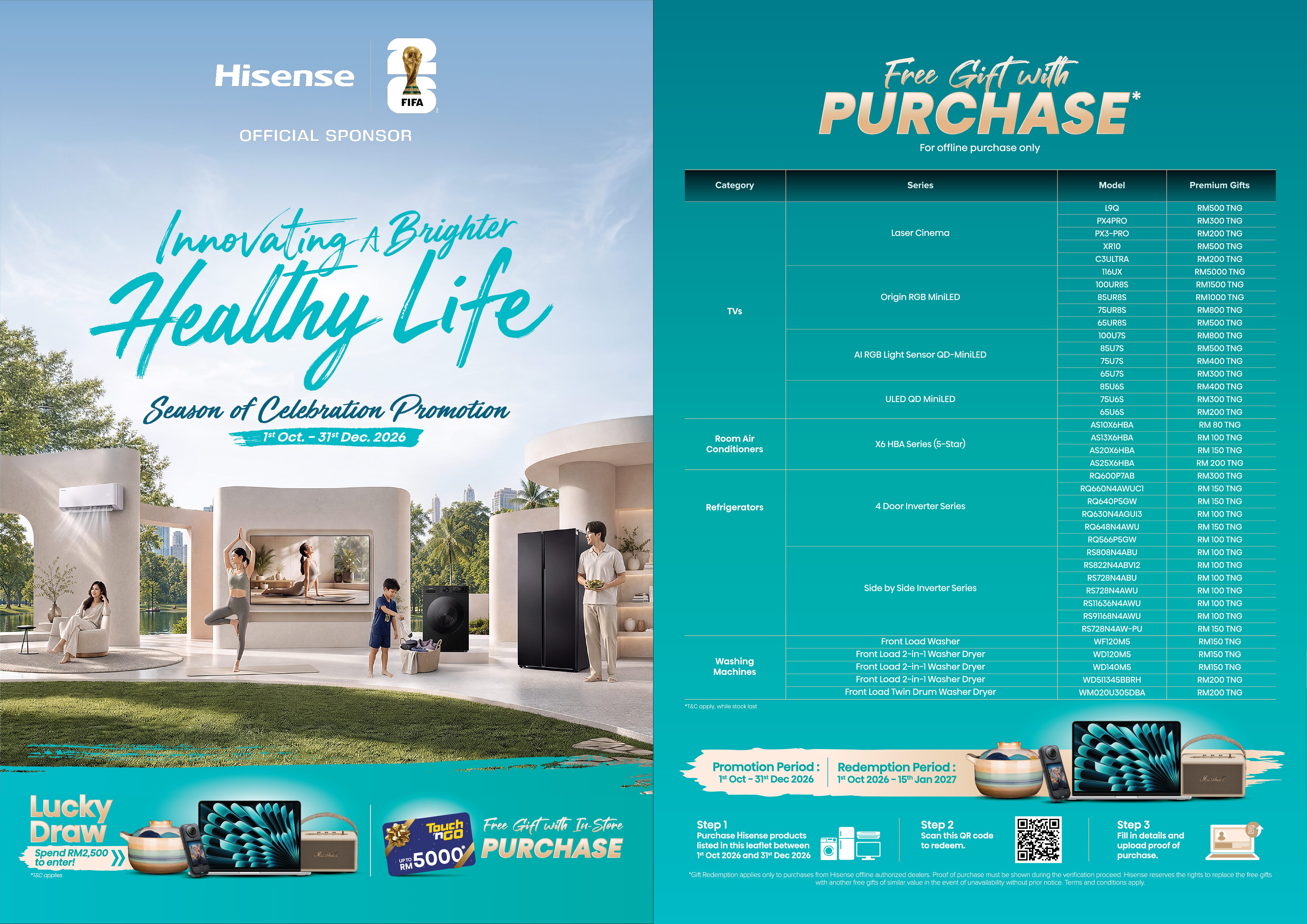 Innovating a Brighter Healthy Life - Season of Celebration Promotion